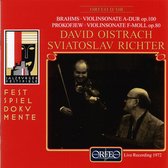 David Oistrach & Sviatoslav Richter - Brahms: Violinsonate No.2/Prokofiev: Sonate No.1 (CD)