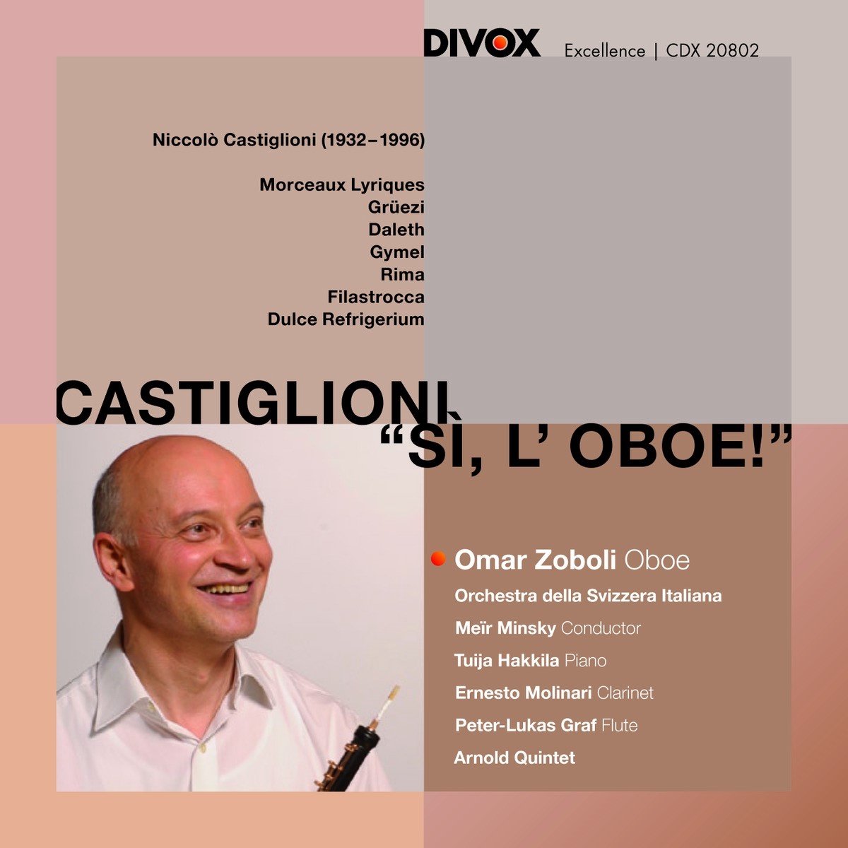 Zoboli Omar And Friends - Castiglioni: Complete Works For Obo (CD)