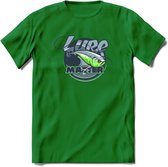 Vissen T-Shirt | Grappig Verjaardag Vis Hobby Cadeau Shirt | Dames - Heren - Unisex | Tshirt Hengelsport Kleding Kado - Donker Groen - M