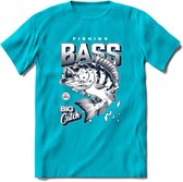 Vissen T-Shirt | Grappig Verjaardag Vis Hobby Cadeau Shirt | Dames - Heren - Unisex | Tshirt Hengelsport Kleding Kado - Blauw - 3XL