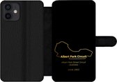 Bookcase Geschikt voor iPhone 12 telefoonhoesje - Australië - F1 - Circuit - Met vakjes - Wallet case met magneetsluiting - Cadeau voor man