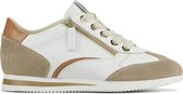 DL Sport Vrouwen Nubuck    Lage sneakers / Damesschoenen  5283 - Wit combi - Maat 3372