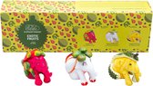 Elephant Parade Exotic Fruits - Multipack - Handgemaakte Olifanten Beeldjes - 3x7 cm
