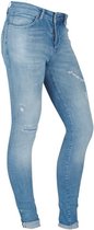 Cars Jeans - Heren Jeans - Lengte 36 - Super Skinny - Damaged Look - Stretch  - Aron  Manhattan Wash