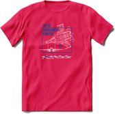 SU-33 Vliegtuig T-Shirt | Unisex leger Kleding | Dames - Heren Straaljager shirt | Army F16 | Grappig bouwpakket Cadeau | - Roze - M