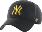47brand czapka z daszkiem MLB New York Yankees kolor czarny z aplikacją B.MTLCS17WBP.BKE