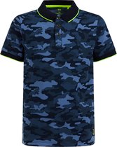 WE Fashion Jongens polo met camouflagedessin