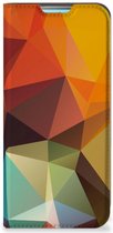 Smartphone Hoesje Xiaomi Redmi 10 Leuk Book Case Polygon Color