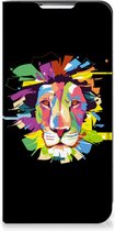 Book Case Geschikt voor Samsung Galaxy S22 Smart Cover Lion Color