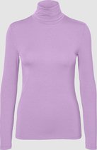 Vmava Lulu Ls Rollneck Blouse Jrs Ga Lavendula