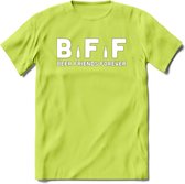 Bier Friends Forever BFF T-Shirt | Unisex Kleding | Dames - Heren Feest shirt | Drank | Grappig Verjaardag Cadeau tekst | - Groen - XXL