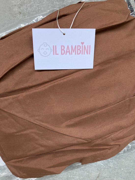 IL BAMBINI - Grote Baby Klamboe voor Babykamer - Babybedje - Bruin - Polyester — afbeelding 2