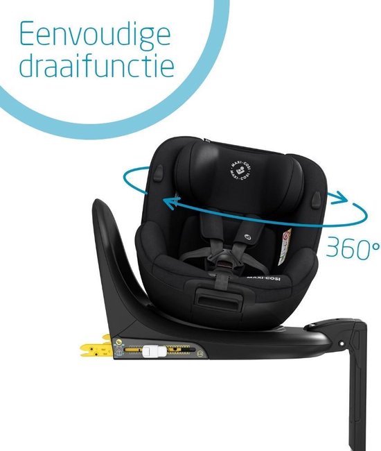 Maxi-Cosi Mica i-Size Autostoeltje - 360° draaibaar - Black | bol.com