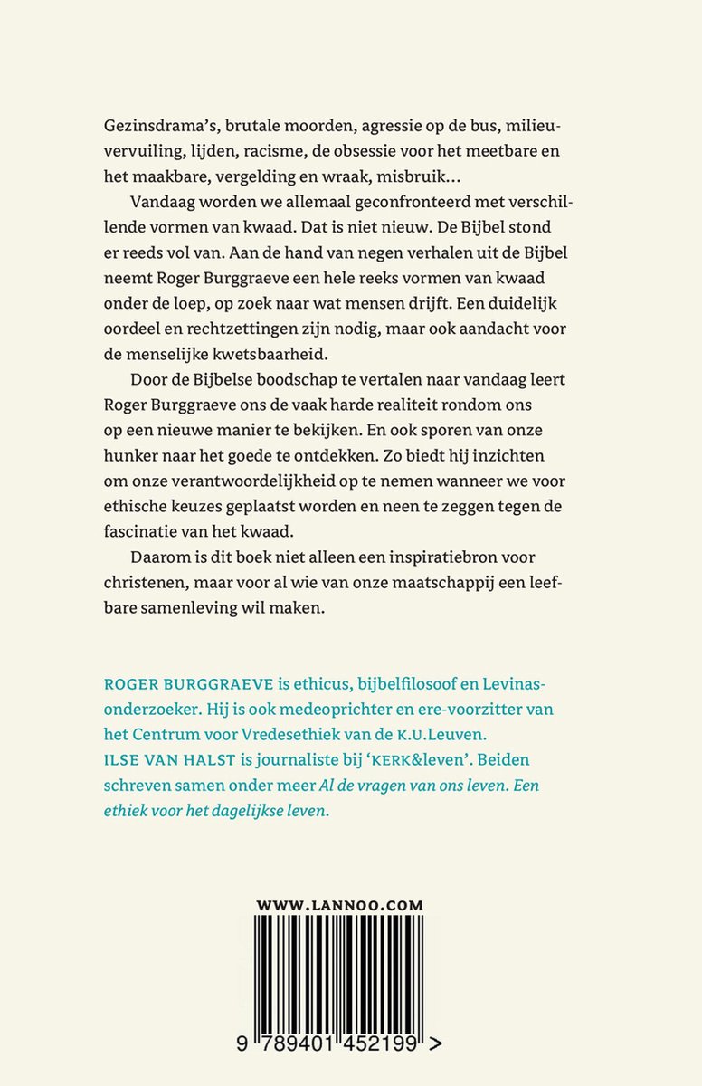 Gedreven tussen goed en kwaad - back cover