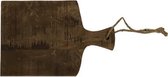 Tapasplank  - houten broodplank -  donkerbruin  - 30 x 20 cm
