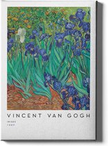 Walljar - Vincent van Gogh - Irissen II - Muurdecoratie - Canvas schilderij