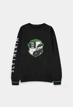 Harry Potter - Slytherin Emblem Sweater/trui kinderen - Kids 134 - Zwart