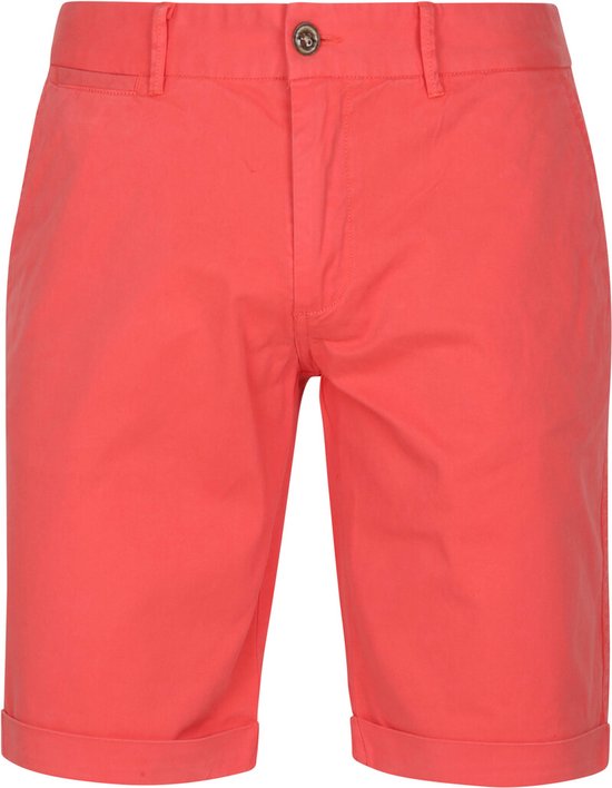 Suitable - Short Chino Arend Koraal Rood - Modern-fit - Chino Heren