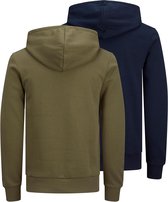 JACK&JONES JORRARRY SWEAT HOOD 2PK MP Heren Trui - Maat XL