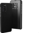 LuxeBass Hoesje geschikt voor Samsung Galaxy A51 Hoesje - Clear View Case - Zwart