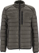 CASA MODA comfort fit tussenjas (middeldik) - groen/grijs -  Maat: 4XL