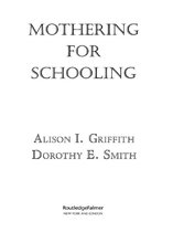 Critical Social Thought - Mothering for Schooling