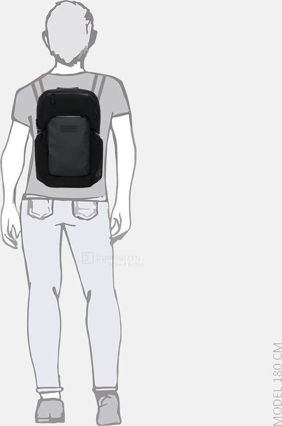 PORSCHE DESIGN Sac à dos de loisirs Sac à dos pour ordinateur portable Urban Eco Backpack Black Noir