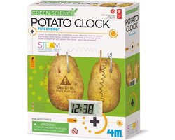 4M Green Science – Educatief STEM speelgoed – Maak je eigen aardappelklok – Elektriciteit