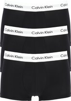Calvin Klein 3-Pack Heren Low Rise Trunks - Zwart - Maat M - Let op: Valt klein
