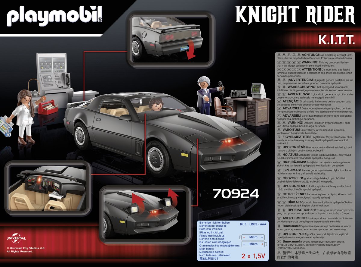 PLAYMOBIL Knight Rider - K.I.T.T. - 70924 — afbeelding 10