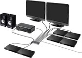 SpeaKa Professional 6 poorten HDMI-Matrix-switch Met Picture in Picture, Met afstandsbediening UHD 4K @ 60 Hz