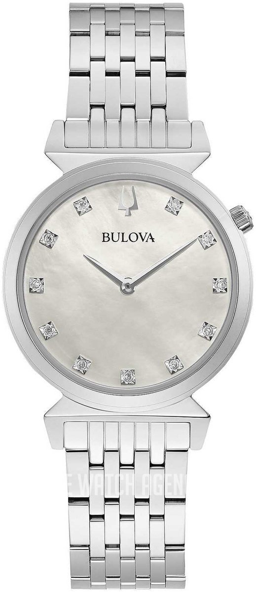 Bulova Regatta 96P216 Horloge - Staal - Zilverkleurig - Ø 30 mm