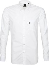 Hugo Boss - Overhemd Magneton Wit - L - Heren - Slim-fit