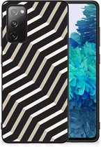 Bumper Hoesje Geschikt voor Samsung Galaxy S20 FE GSM Hoesje met Zwarte rand Illusion