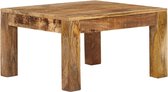 Decoways - Salontafel 60x60x35 cm massief mangohout