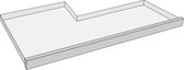 Flamingo vervanglade scand villa zilver - metaal - 82,5x47,8x3,5cm
