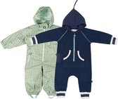 Ducksday – Regenpak en onesie – Giftset – Groovy - Blue – Waterdicht - Ski - 4 seizoenen - 92-98