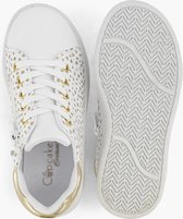 cupcake couture Witte sneaker metallic stippen - Maat 30