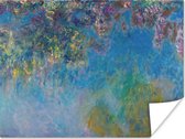 Poster Wisteria - Schilderij van Claude Monet - 160x120 cm XXL