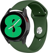 Strap-it Samsung Galaxy Watch 4 - 44mm sport band - legergroen