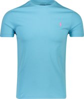 Polo Ralph Lauren  T-shirt Blauw Aansluitend - Maat L - Heren - Lente/Zomer Collectie - Katoen