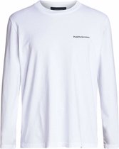 Peak Performance Original  Backprint Long Sleeve White