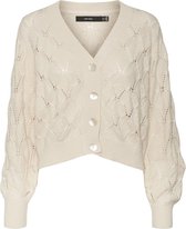 Vero Moda Vest Vmgabby Ls V-neck Cardigan Ga 10260648 Birch Dames Maat - S