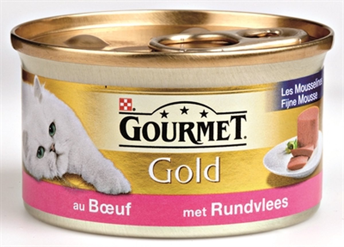 GOURMET GOLD MOUSSE RUND 24X85GR
