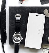 Samsung Galaxy J5 2016 Telefoonhoesje - Bookcase - Ruimte voor 3 pasjes - Kunstleer - SAFRANT1 - Wit