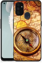 Foto hoesje OnePlus Nord N100 Telefoonhoesje met Zwarte rand Kompas
