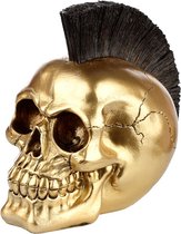 Goud Punk Mohawk Schedel / Skull