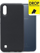 Samsung Galaxy A10 Hoesje - My Style - Tough Serie - Hard Kunststof Backcover - Zwart - Hoesje Geschikt Voor Samsung Galaxy A10