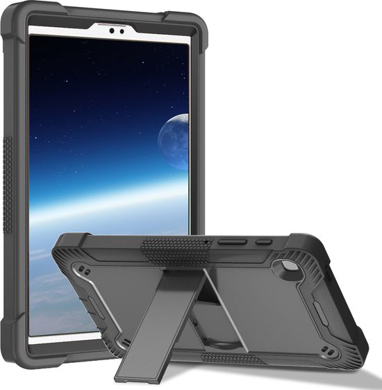 Hoes Geschikt voor Samsung Galaxy Tab A7 Lite Shock Proof Tablet Case - Zwart
