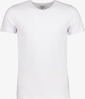 Unsigned heren T-shirt wit v-hals - Maat XL